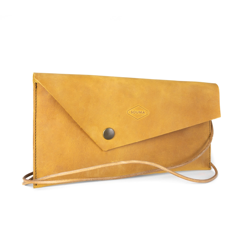 Dámské psaníčko Souma Leather Marc topas