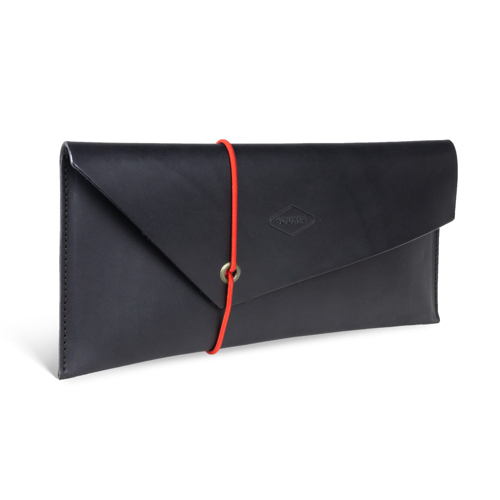 Dámské psaníčko Souma Leather José černé