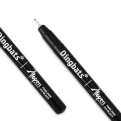 Popisovač Dingbats Ātopen Fineliner - 0,5 mm Černá