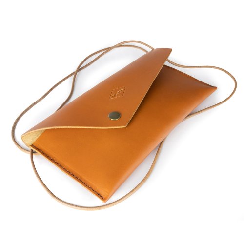 Dámské psaníčko Souma Leather Marc (více barvy) - Provedení: Bordó