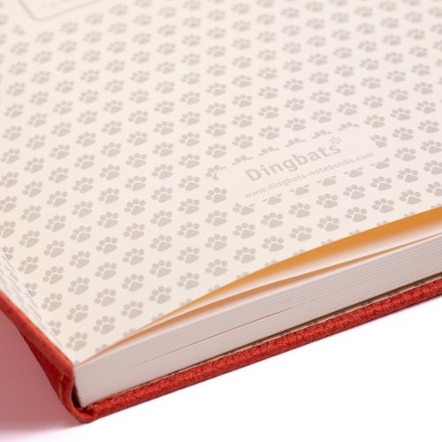 Zápisník Dingbats A5+ Wildlife Orange Tiger TEČKOVANÝ