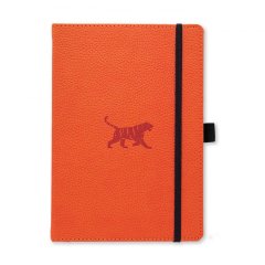 Zápisník Dingbats A5+ Wildlife Orange Tiger TEČKOVANÝ