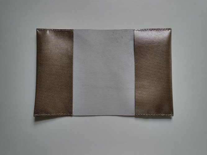 Kožený obal na zápisník VASCO A5 white gold (limited edition)