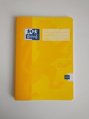 Sešit Oxford 544 žlutý (poškozená obálka)