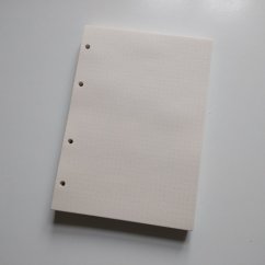 Náhradní náplň do zápisníku A5 TEČKOVANÁ 80g/m2 krémová
