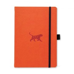 Zápisník Dingbats A5+ Wildlife Orange Tiger TEČKOVANÝ