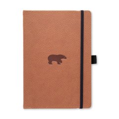 Zápisník Dingbats A5+ Wildlife Brown Bear TEČKOVANÝ