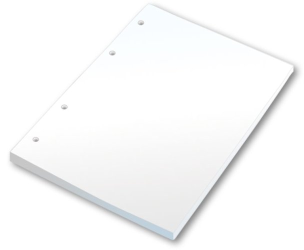 Náhradní náplň do zápisníku A5 (více variant) - Lineatura: Čistý