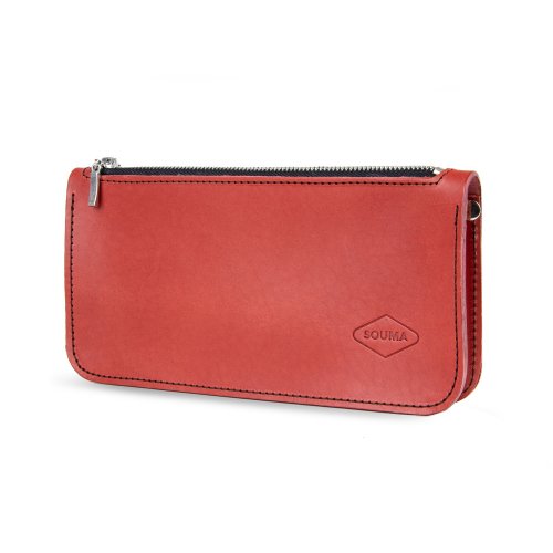 Dámská peněženka Souma Leather Pouch červená