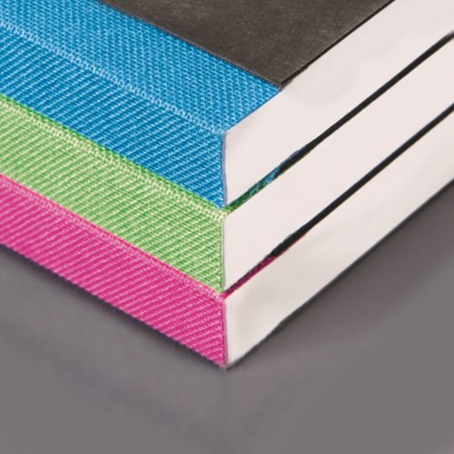 Zápisník A5 linkovaný s textilním hřbetem (více barev)