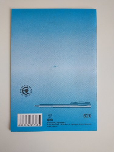 Sešit BOBO 520 eco (lehce špinavý obal)