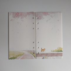 Náhradní náplň do kroužkového zápisníku A6 - různé