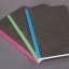 Zápisník A5 linkovaný s textilním hřbetem (více barev) - Barva: Růžová