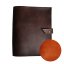 Kožený zápisník INDIANA A5 (výběr 22 barev) - Volba barvy: 6-oranžová